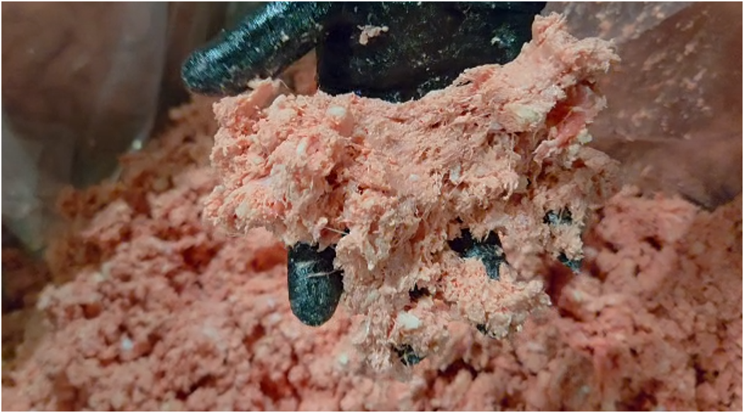 Input Material: Stage 2 Crushed Bone Mince